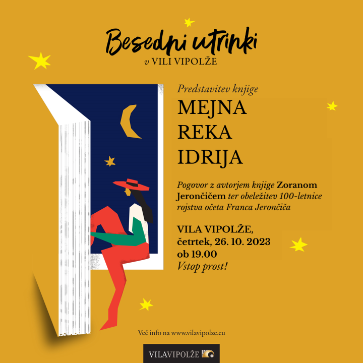 predstavitev knjige Mejna reka Idrija